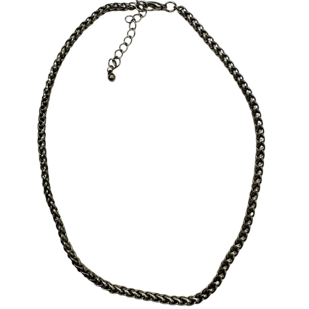 Silvertone Wheat Chain - Picture 2 of 5